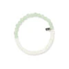 Pura Vida Puka Shell And Frosted Bead Stretch Bracelet