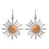Rain Jewelry Mixed Metal Sun Drop Earrings