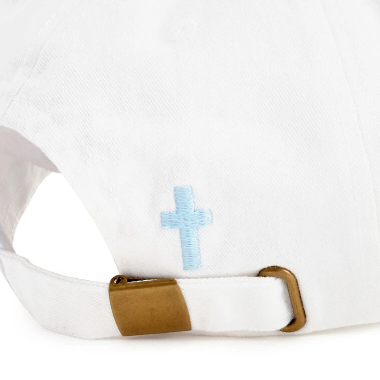Hallmark Running On Faith White Baseball Cap 4 Hallmark Running On Faith White Baseball Cap - Image 4