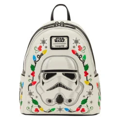 Loungefly Star Wars Stormtrooper Christmas Mini Backpack With Lights 7 Loungefly Star Wars Stormtrooper Christmas Mini Backpack With Lights -Vera Bradley Shop Star Wars Stormtrooper Christmas Mini Backpack STBK0452 04