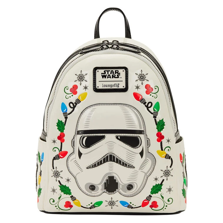 Loungefly Star Wars Stormtrooper Christmas Mini Backpack With Lights 3 Loungefly Star Wars Stormtrooper Christmas Mini Backpack With Lights - Image 3