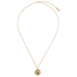 Flowers Charm Dear You Best Friend Necklace, 17.5" 5 Flowers Charm Dear You Best Friend Necklace, 17.5" -Vera Bradley Shop Two Flowers Gold Charm Necklace 1005060062 03