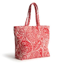 Vera Bradley Original Tote In Paisley Key