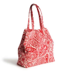 Vera Bradley Original Tote In Paisley Key -Vera Bradley Shop Vera Bradley Original Tote in Red and White Paisley 5029620574 03