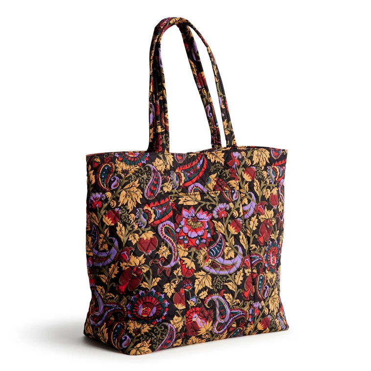 Vera Bradley Original Tote In Midnight Garden Paisley 2 Vera Bradley Original Tote In Midnight Garden Paisley - Image 2