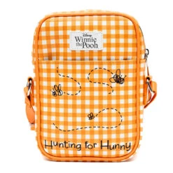 Buckle-Down Disney Winnie The Pooh Gingham Crossbody Bag -Vera Bradley Shop Winnie the Pooh Yellow Gingham Crossbody Bag WWMN63DYCUG 03